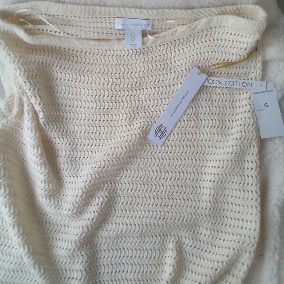 🎀House of Harlow 1960 2PC Crocheted Crop Top & Maxi Skirt Size: L NWT - Picture 8 of 10